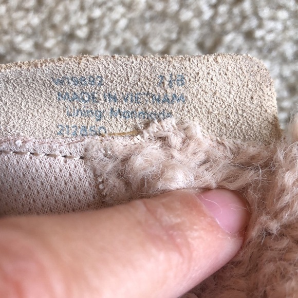 Cole Haan Nantucket Cozy Ankle Boot buckle suede shoe shearling size 7.5 - Picture 9 of 10